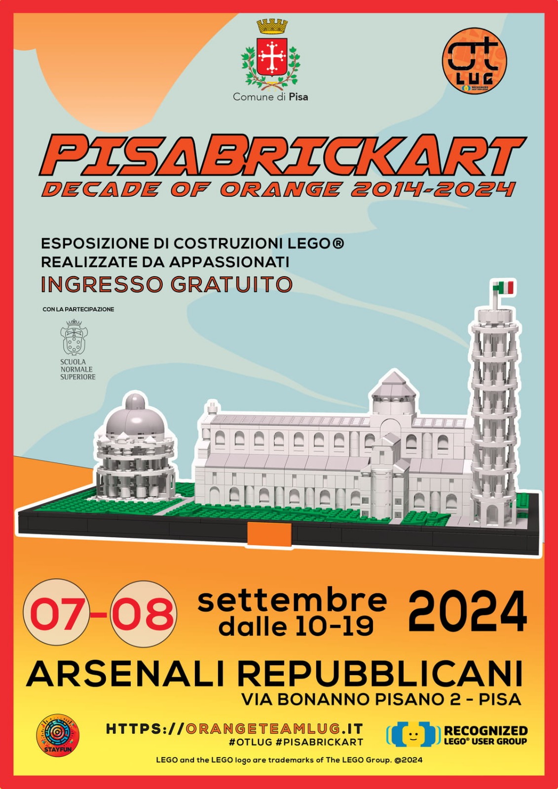 Presenza di Verona Brick a Pisa Brick Art