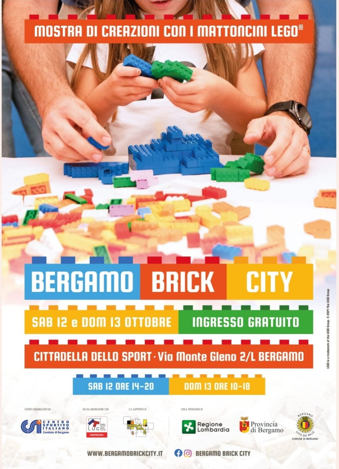 Presenza di Verona Brick a Bergamo Brick City 2024