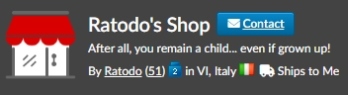 Ratodo's shop