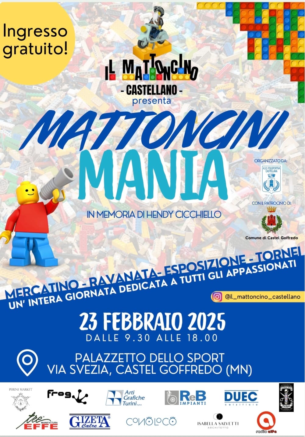 Presenza a Mattoncini Mania a Castel Goffredo 2025