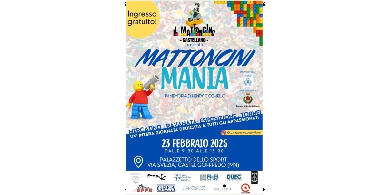 Presenza a Mattoncini Mania a Castel Goffredo 2025