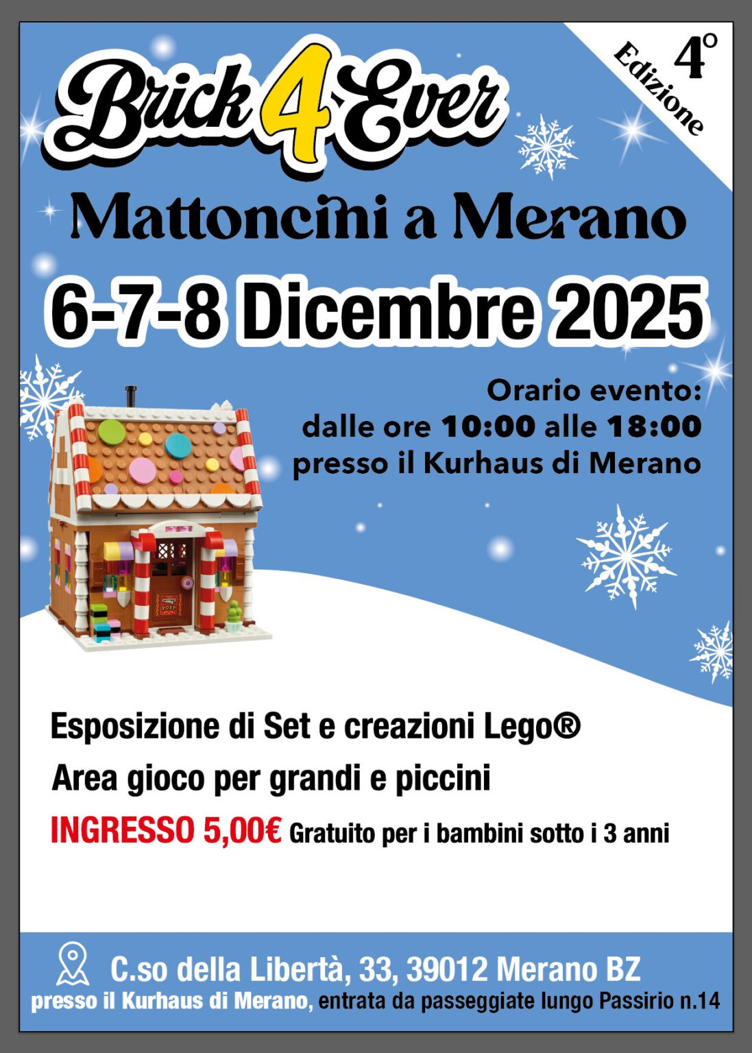 Partecipazione a Brick4Ever  6-7-8 dicembre 2025