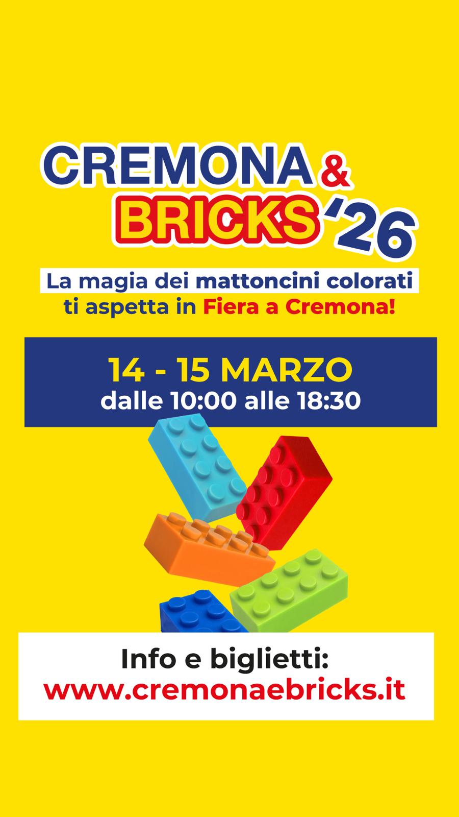 Partecipazione a Cremona brick   14-15 Marzo 2026 