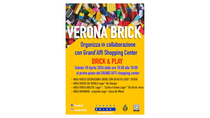 Brick e Play   Sabato 18 Aprile 2026