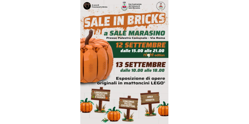 Partecipazione a Sale in Bricks 12 - 13 settembre 2026